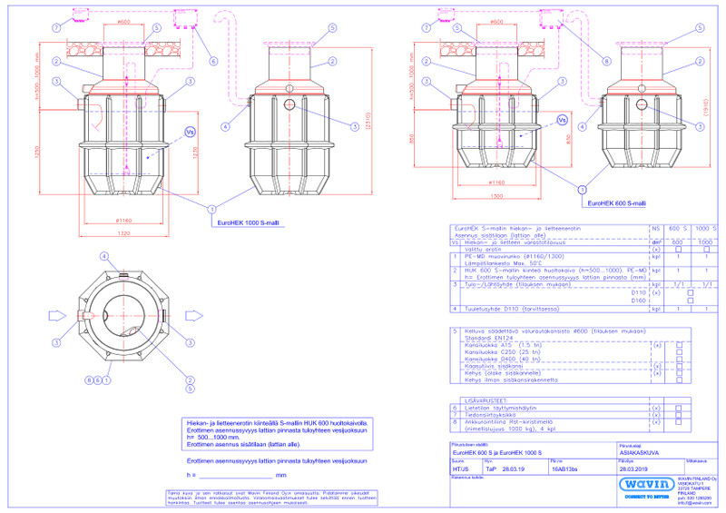 Tuotekuva - EuroHEK PE 600-1000 S-malli h5-10 PDF