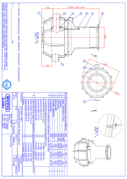 Tuotekuva - EuroNOK PE DN200-DN315 PDF