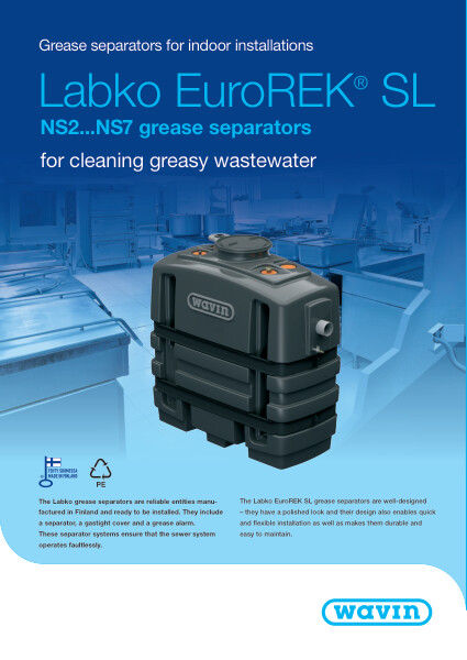 (AP) Wavin Labko EuroREK® SL NS2-NS7 Grease Separators