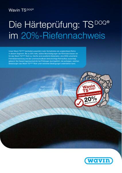 Wavin TS DOQ Riefennachweis
