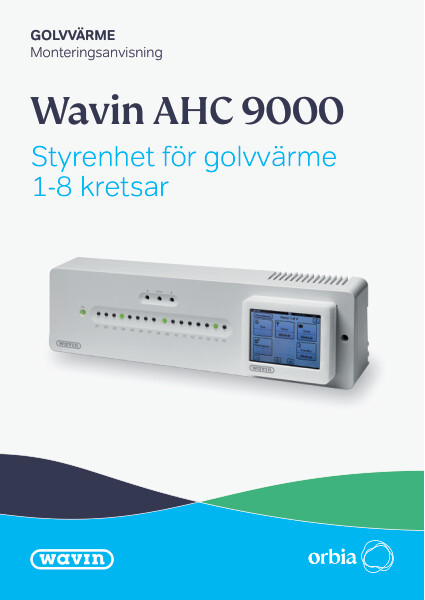 AHC 9000 Monteringsanvisning 1-8 kretsar