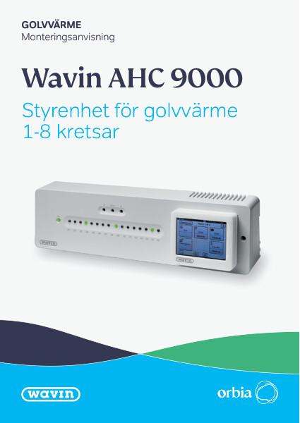 AHC 9000 Monteringsanvisning 1-8 kretsar