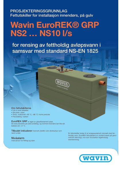 Datablad EuroREK GRP NS2_NS10 l/s
