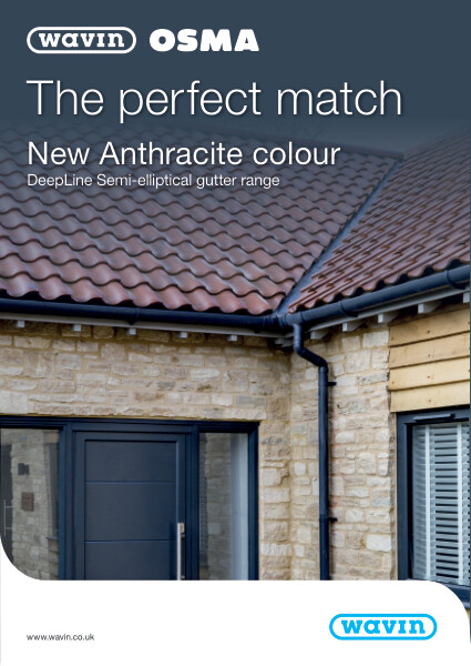 Wavin Osma Anthracite Grey DeepLine Rainwater brochure