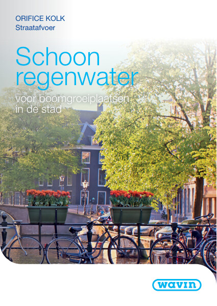 Brochure Orifice kolk Straatafvoer - Schoon regenwater voor boomgroeiplaatsen in de stad