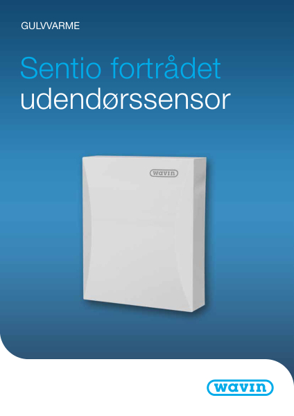 Datablad - Sentio fortrådet udendørssensor