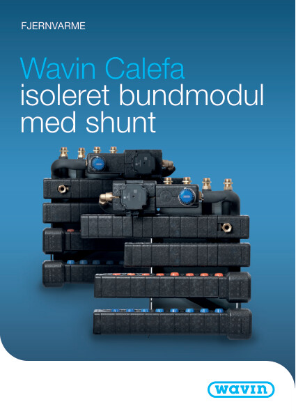 Datablad - Calefa isoleret bundmodul med shunt