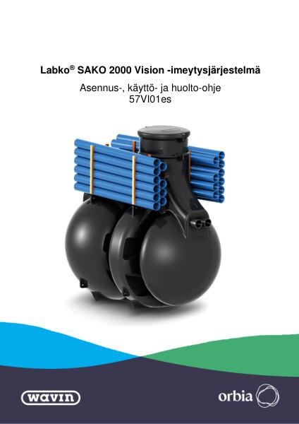 Asennus-, käyttö- ja huolto-ohje - Labko SAKO 2000 Vision