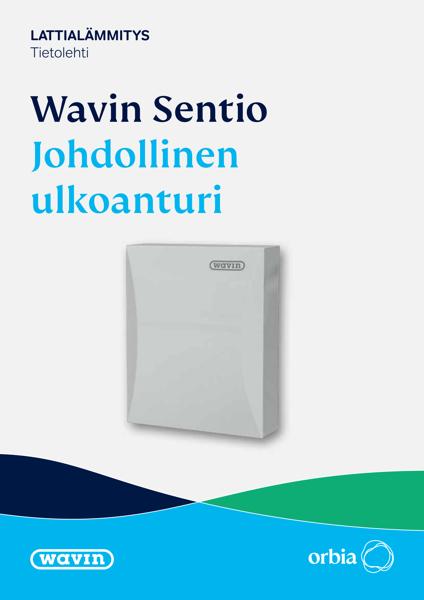 Tietolehti - Sentio Johdollinen ulkoanturi