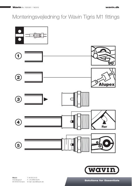 Wavin Tigris M1 fittings