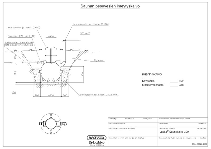 Lupakuva - Saunakaivo 300 PDF