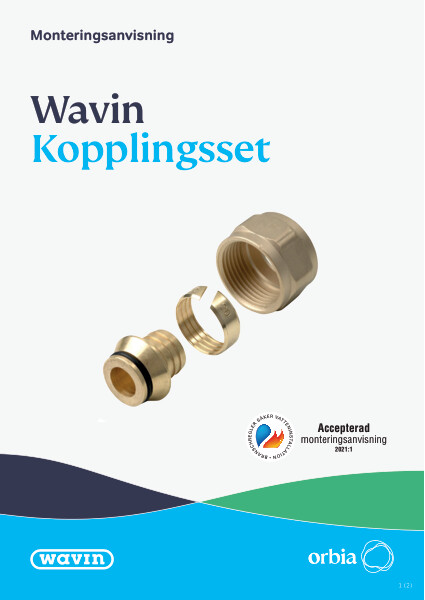 Wavin Kopplingsset_F_NR-58173_sv