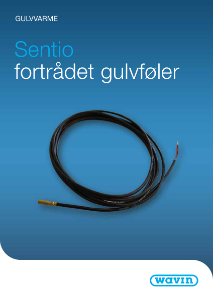 Datablad - Sentio fortrådet gulvføler