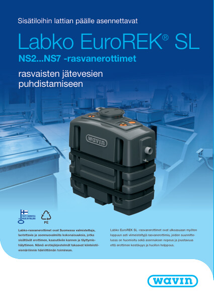 Esite - Labko EuroREK SL NS2 - NS7 - rasvanerottimet