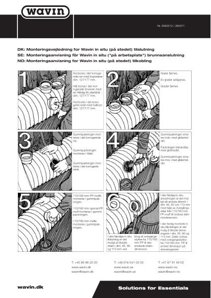 Installationsanvisning Wavin In situ