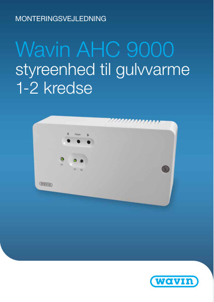 Wavin AHC 9000 styreenhed til gulvvarme 1-2 kredse