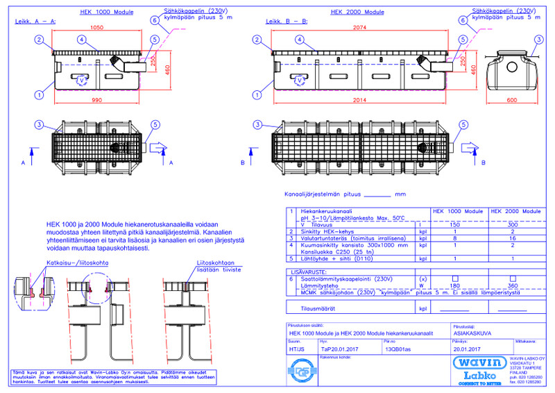 Tuotekuva - HEK module PDF