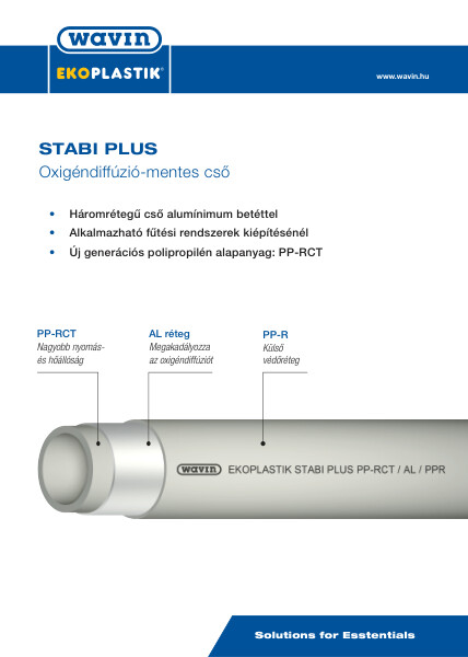 Ekoplastik Stabi Plus nyomócső rendszer Termékismertető