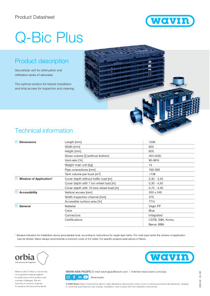 (AP) Product Datasheet Q-Bic Plus