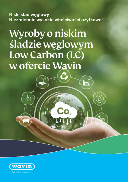 Wyroby o niskim śladzie węglowym LC w ofercie Wavin_broszura