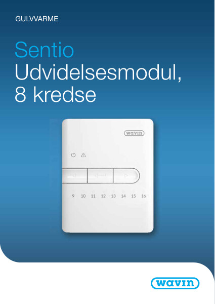 Datablad - Sentio Udvidelsesmodul, 8 kredse