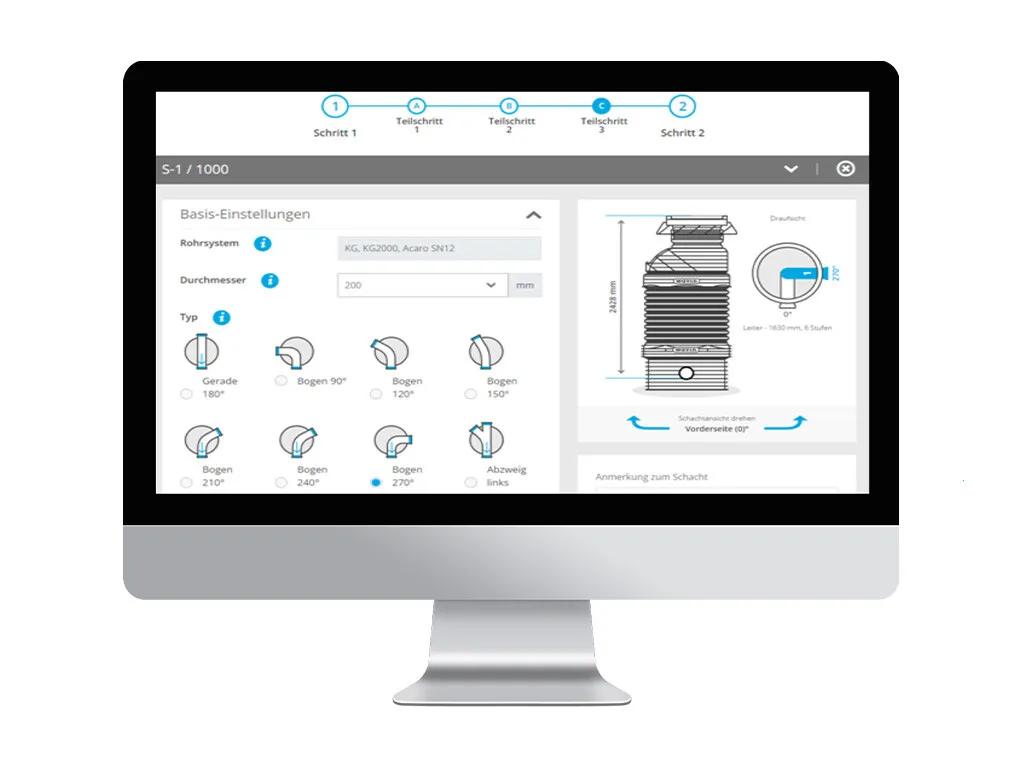 Tegra Schachtkonfigurator