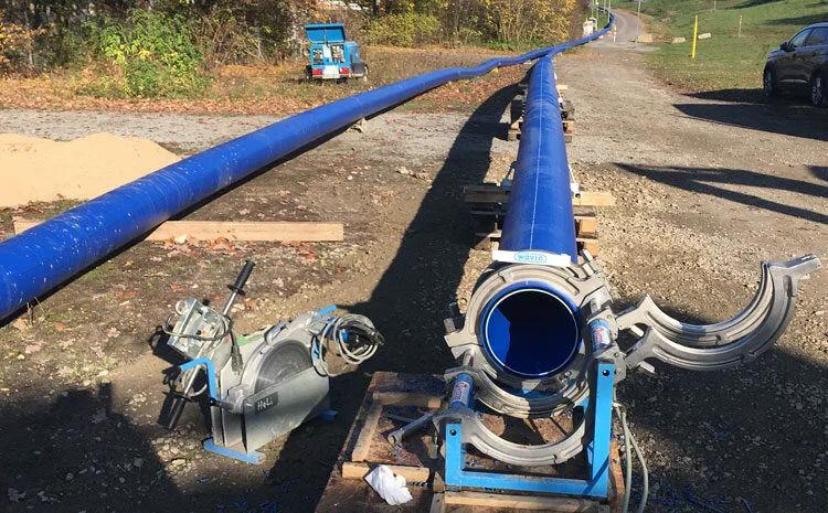 Grabenlose Verlegung von Wasserleitungen