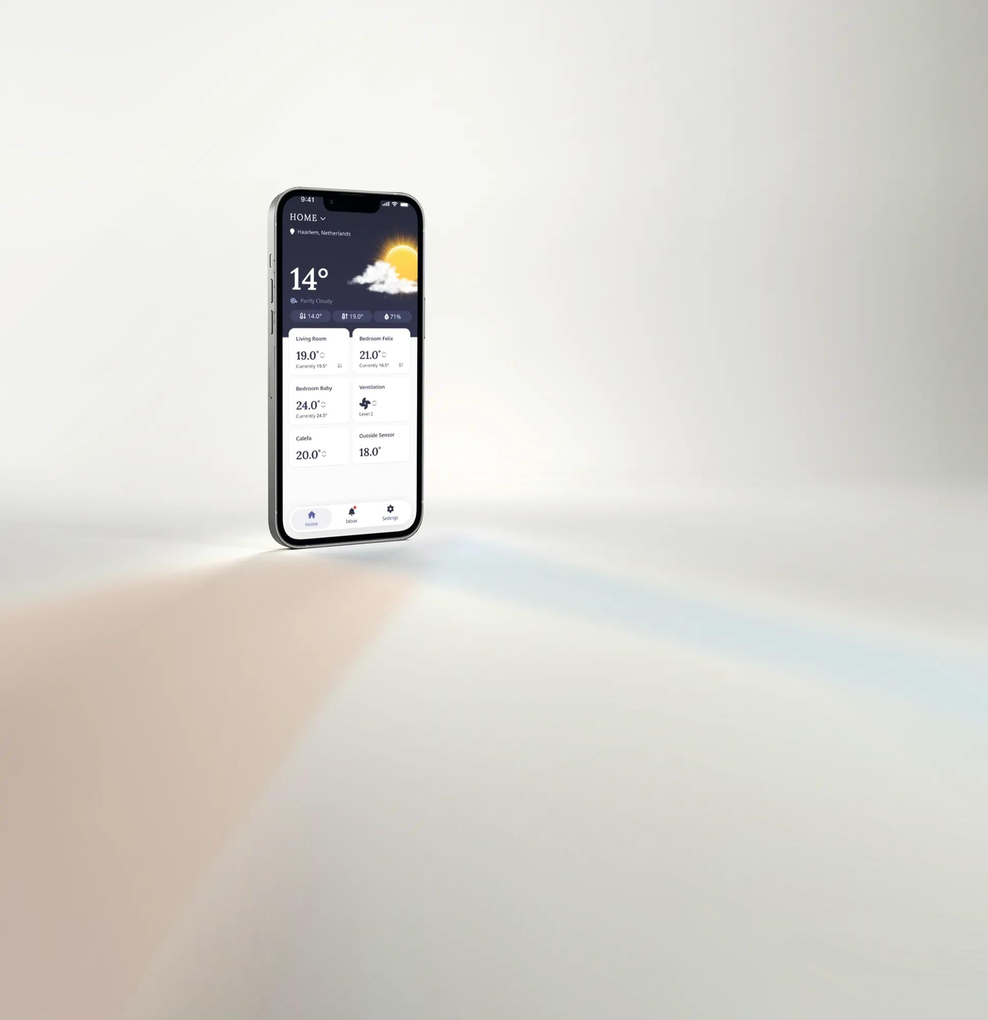 Sentio App with glow 2026