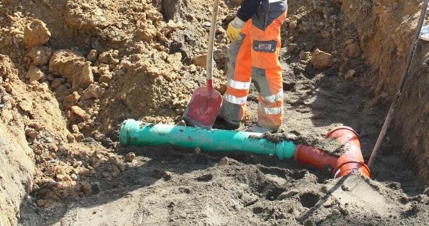Wavin Baustelle beim ehemaligen Fliegerhorst in Goslar