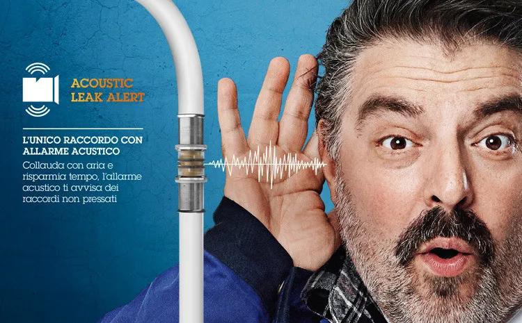 Raccordo a pressare Tigris M5 Acoustic Leak Alert