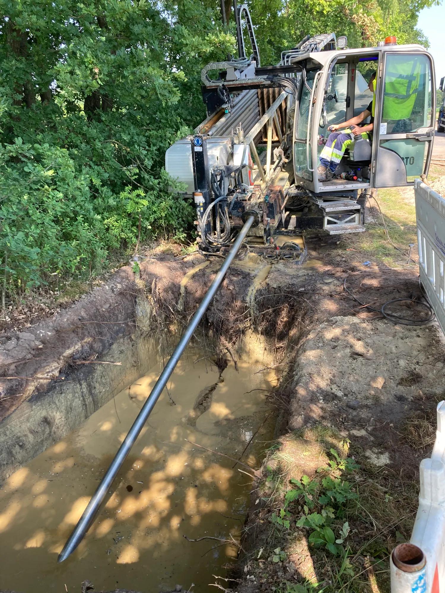 Grabenlose Verlegung von Trinkwasserrohrleitungen
