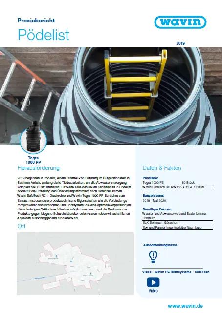 Wavin Referenz für Pödelist