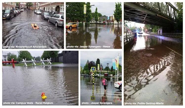 unités d'infiltration - inondations