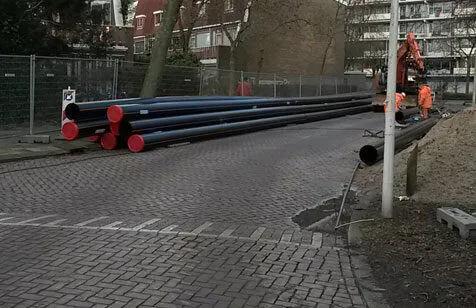 Afvalwater persleidingen