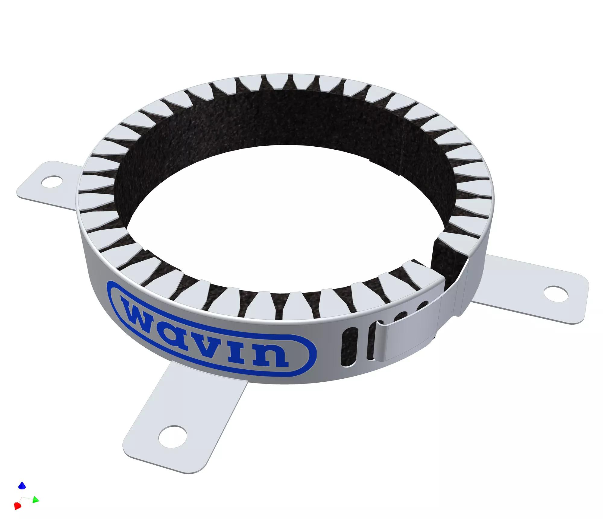 Sessiz Boru Yangın Kelepçesi 75mm BM-R90 - Ürün Özellikleri