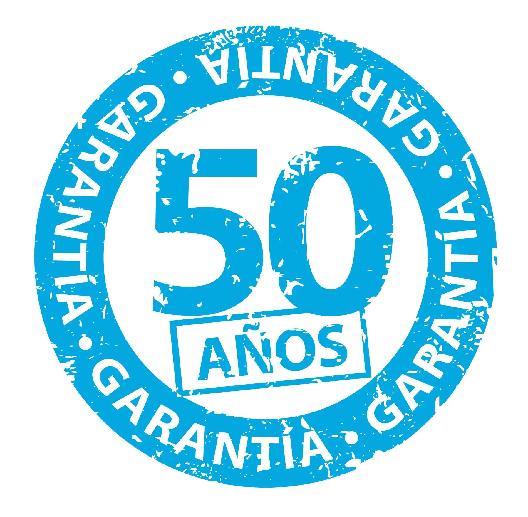 50 años de garantía