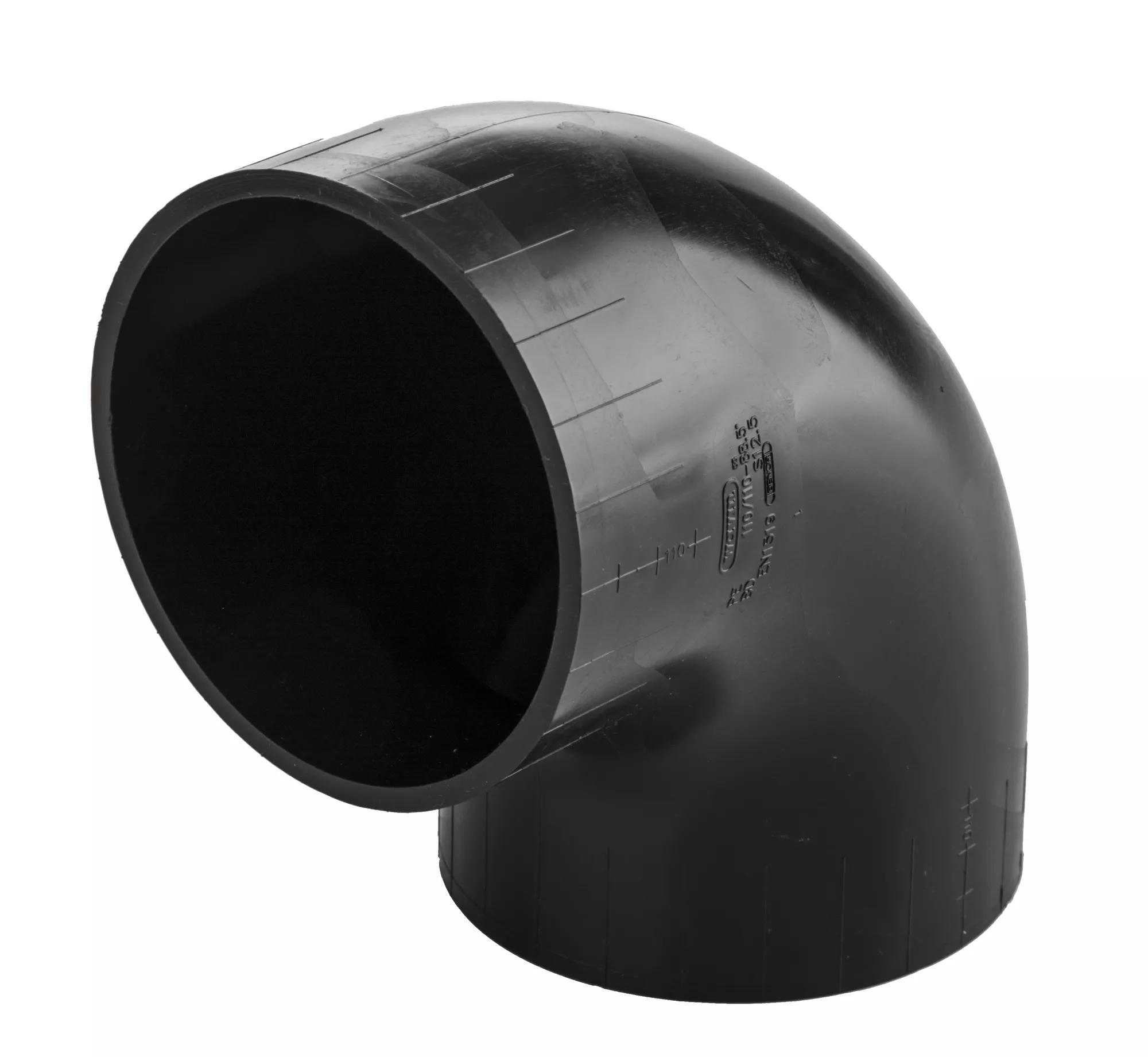 Wavin PE Bogen winkelf. 88.5 Grad d 125