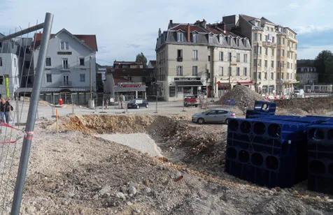 bassins d’infiltration sous la gare de Besançon Viotte