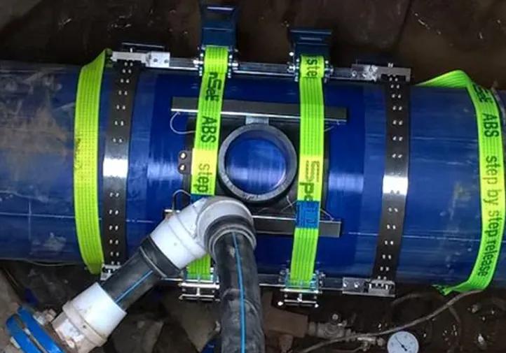 Rohre grabenlos verlegen mit Berstlining
