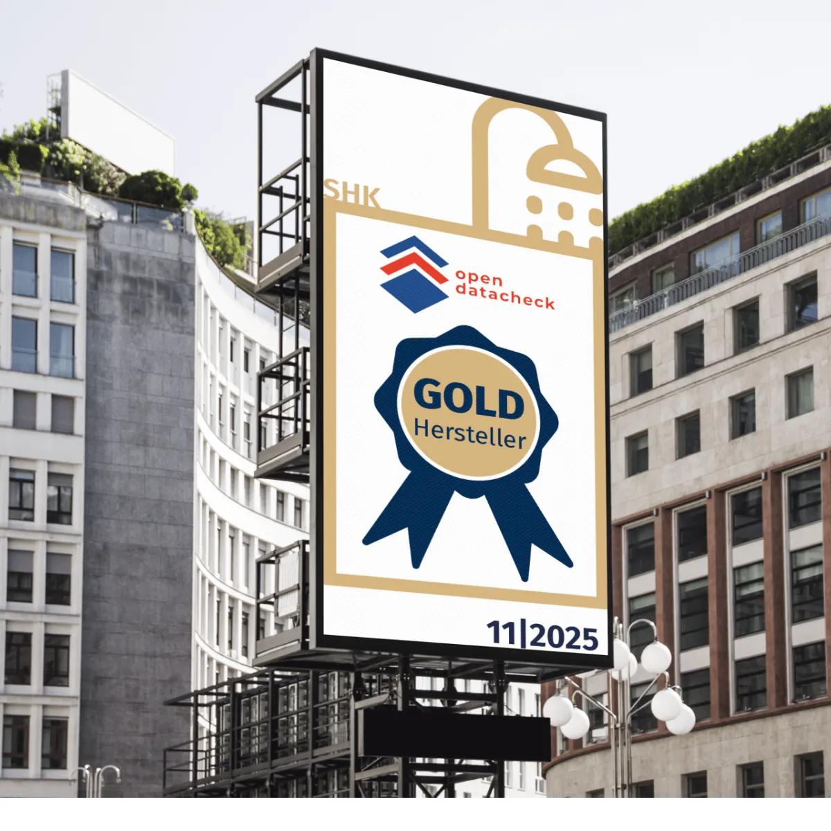 Open Datacheck Gold für Wavin