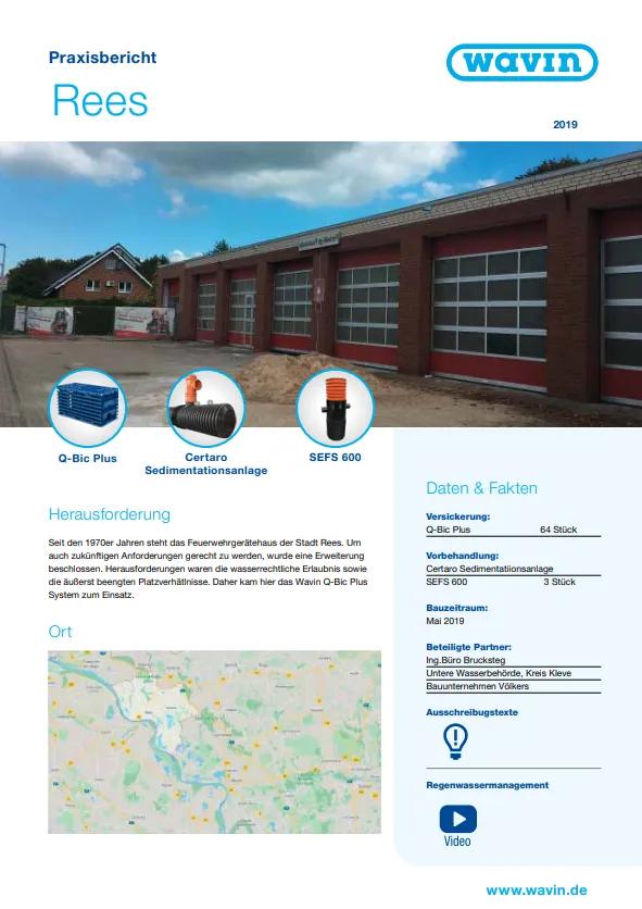 Download Referenzbericht Feuerwehrgerätehaus Rees