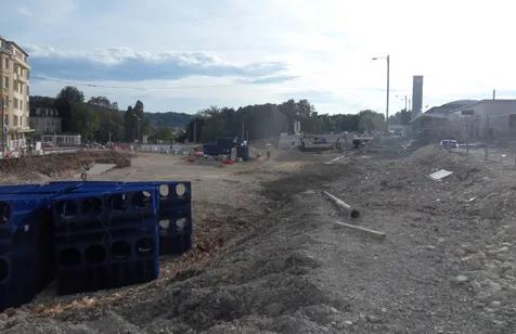 bassins d’infiltration sous la gare de Besançon Viotte