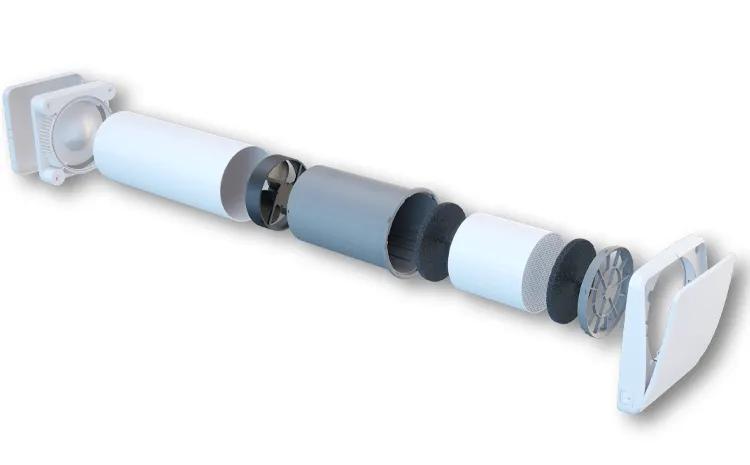 Ventilazione meccanica controllata puntuale bi-direzionale Wavin Ventiza Solo REK60B | Wavin Italia
