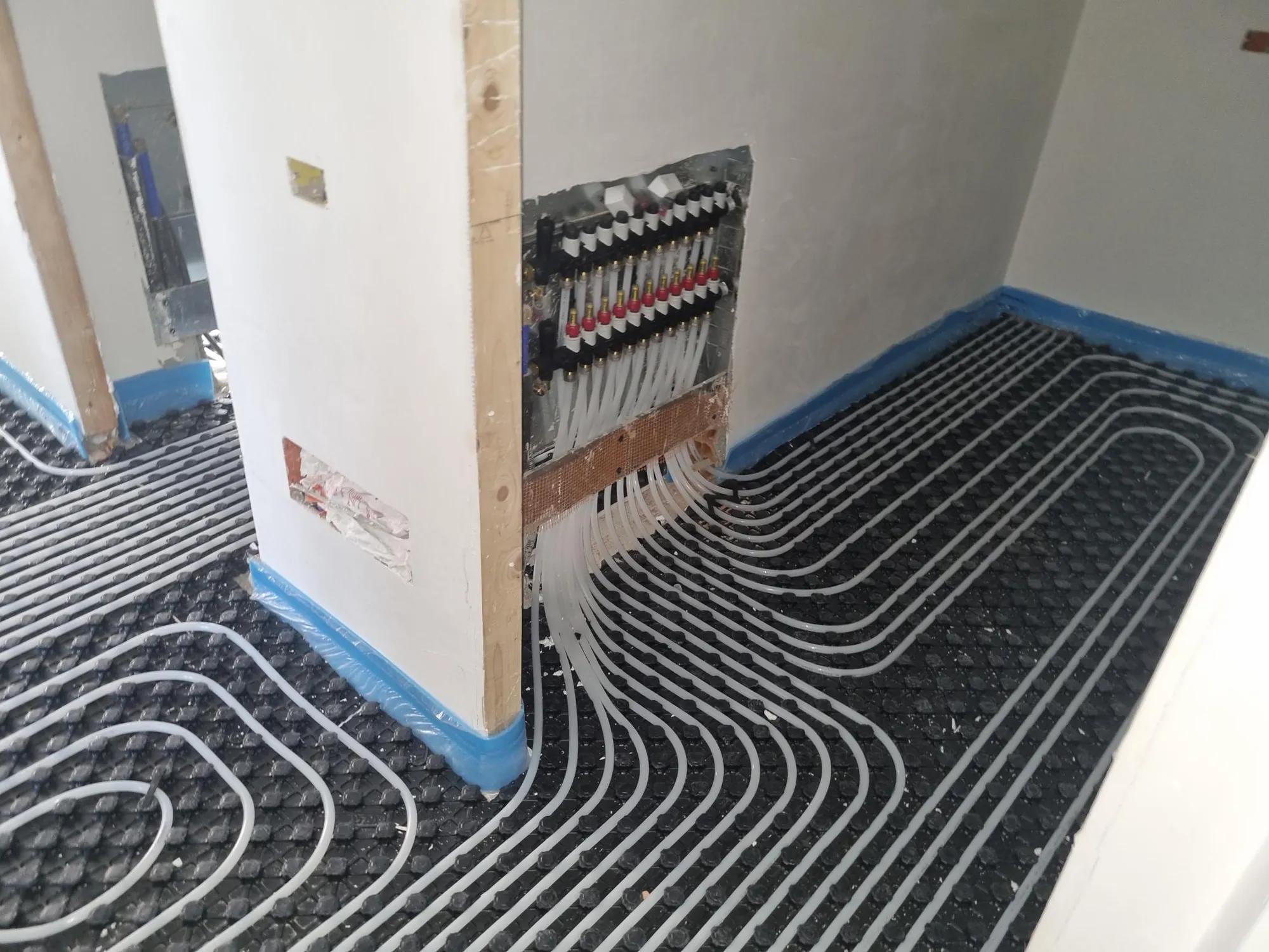 Wavin Comfia Simple-L Underfloor Heating installation