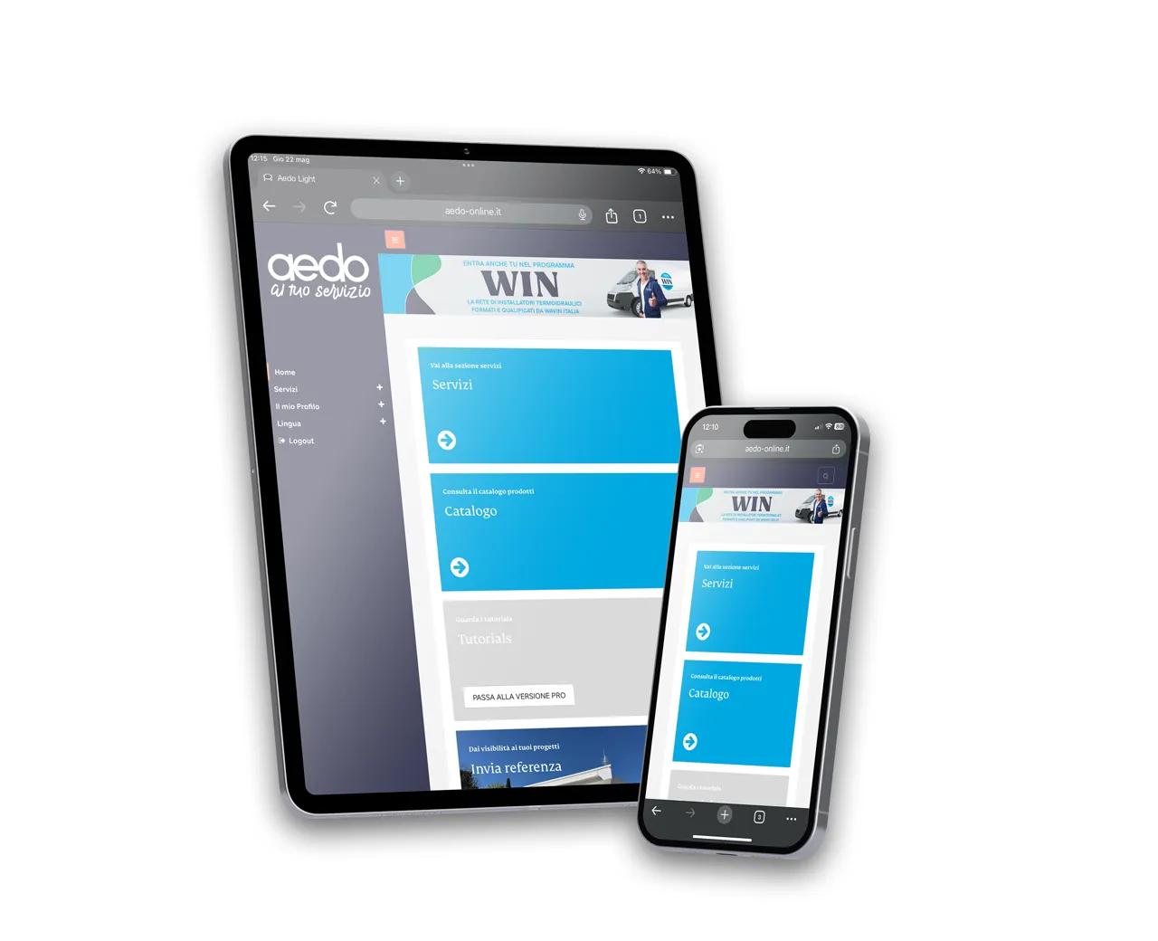 AEDO Light Mobile Mockup