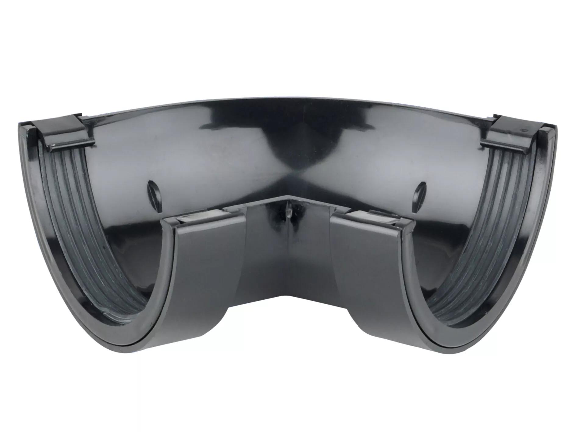 Osma Roundline Gutter Angle 60° 112mm Black - Product Specifications