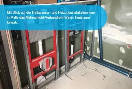Mehrschichtverbundrohr für die Trinkwasser- und Heizungsleitungen