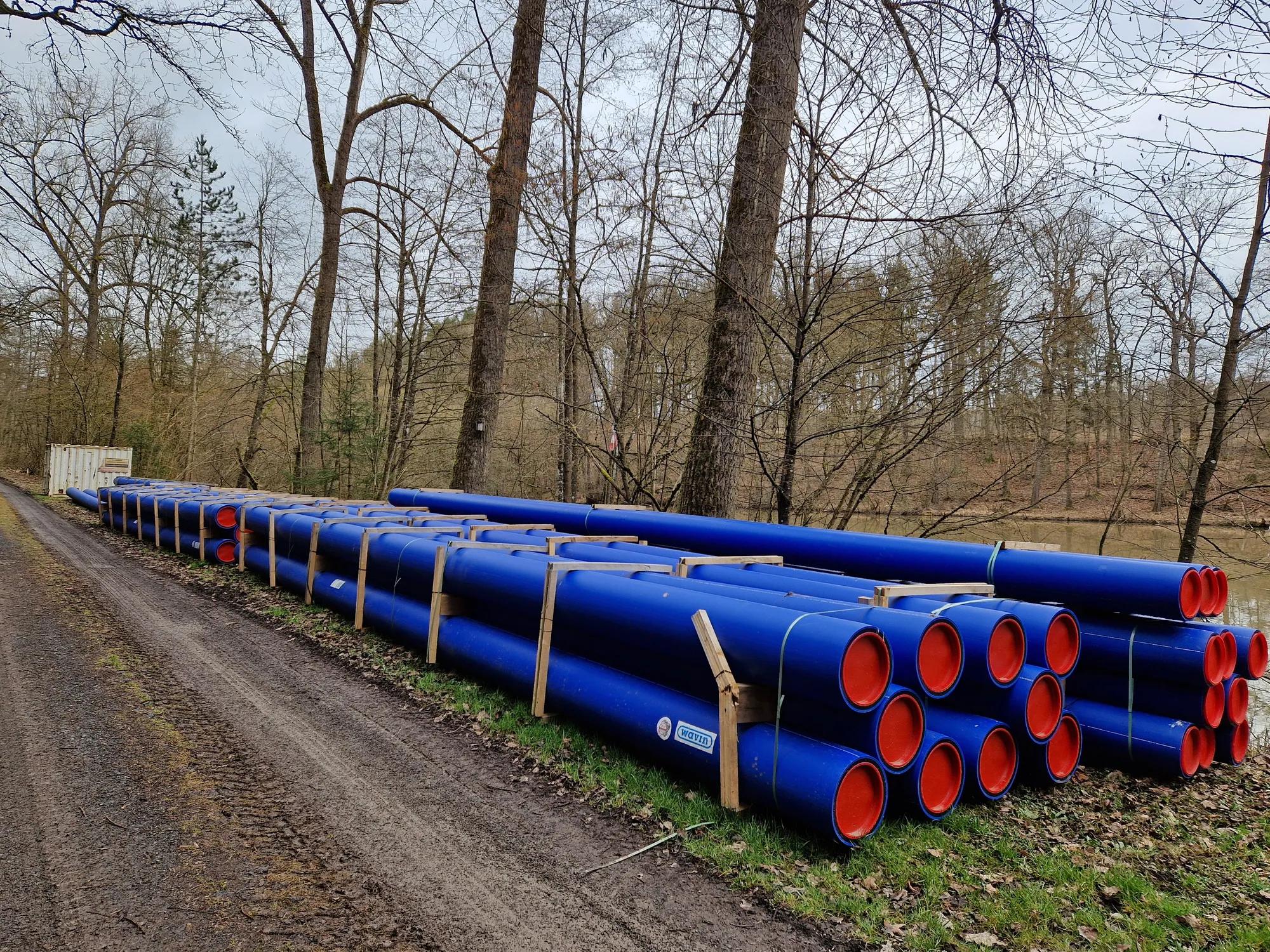 PE Trinkwasserrohre Wavin TS DOQ