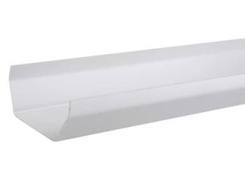 product visual Wavin SquareLine Gutter 100mm White 4m