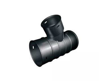 product visual Land Drain PE D/S Junc 67.5° BK 100x100